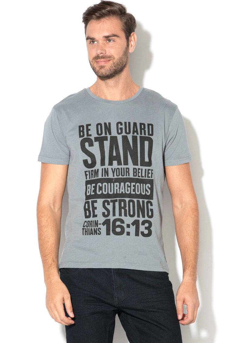 Tricou cu model text